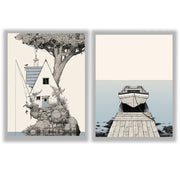 Tidal Stories | Set of 2 Coastal Prints