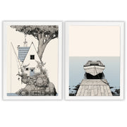 Tidal Stories | Set of 2 Coastal Prints
