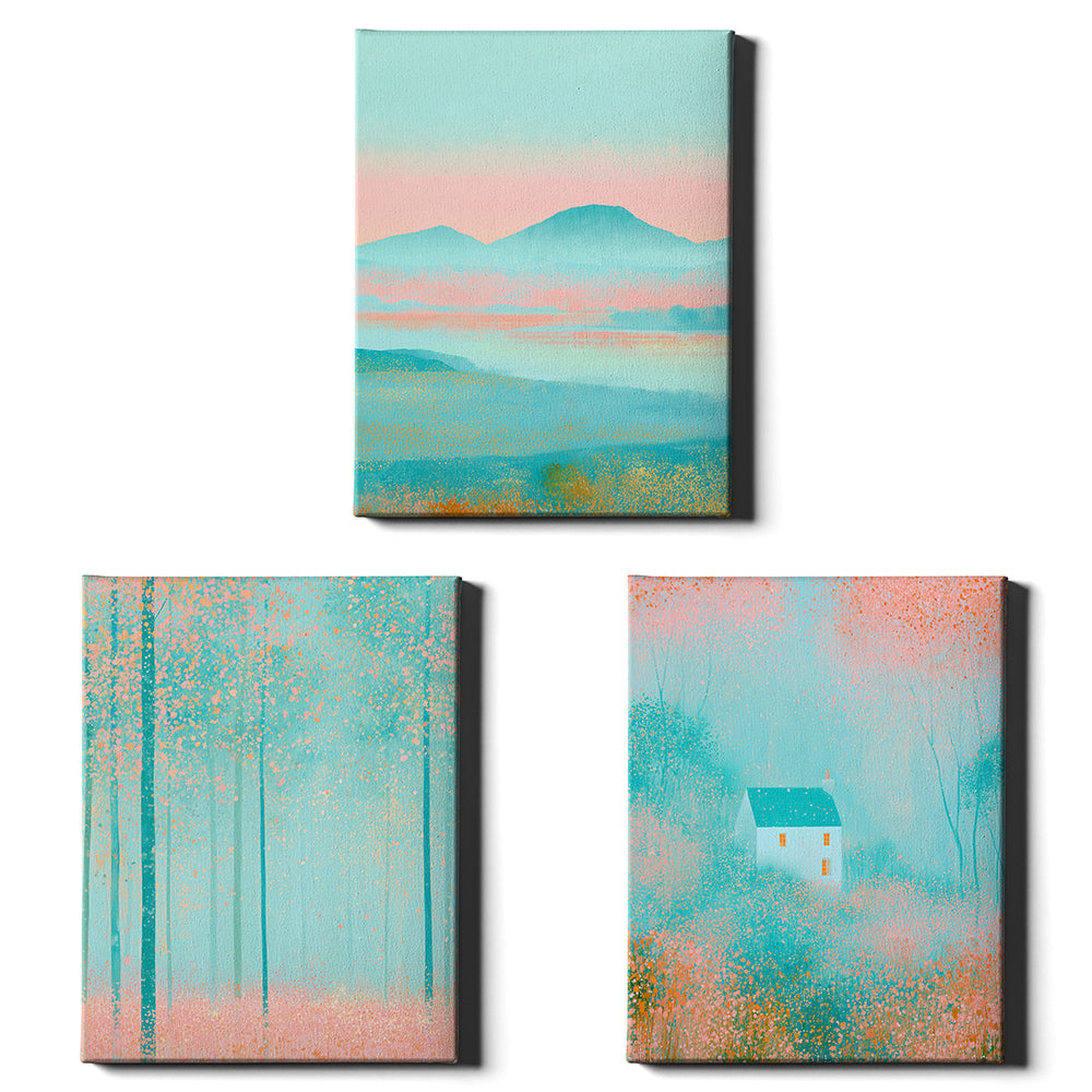 Blush Landscapes | Set of 3 Scenic Prints