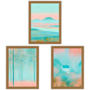 Blush Landscapes | Set of 3 Scenic Prints