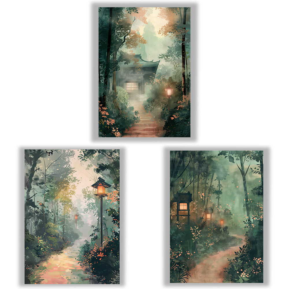Forestscape | Set of 3 Forest Prints