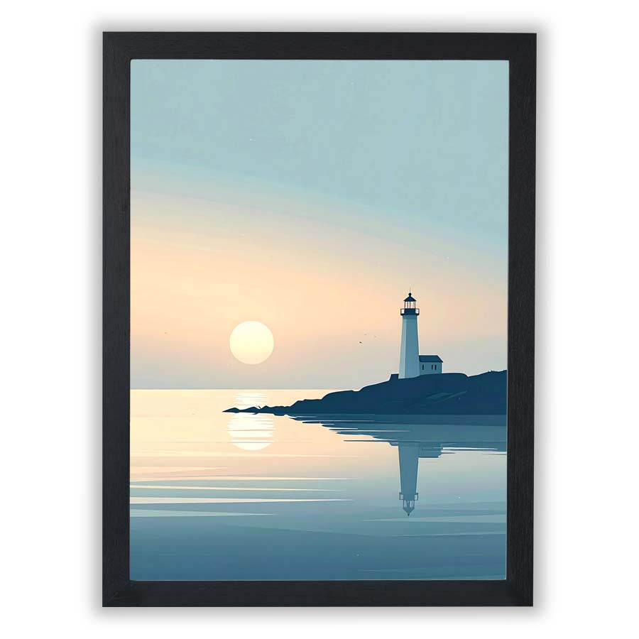 Dreamscape – Serene Lighthouse - Small - Unframed