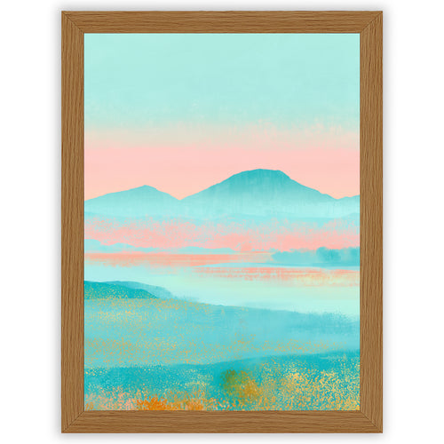 Blush Landscapes - Pink Horizon