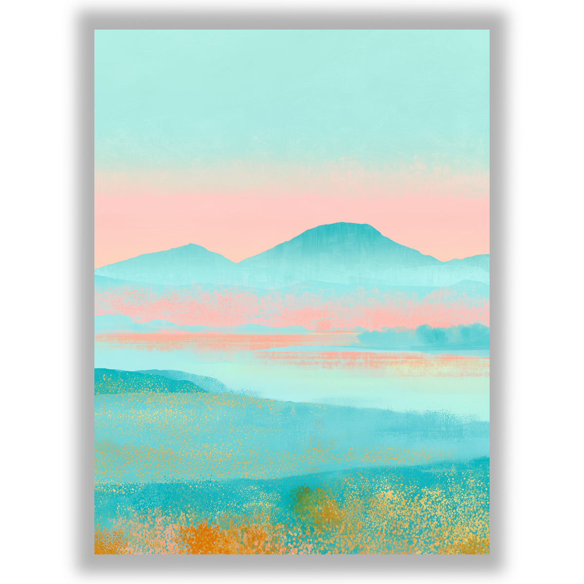 Blush Landscapes - Pink Horizon