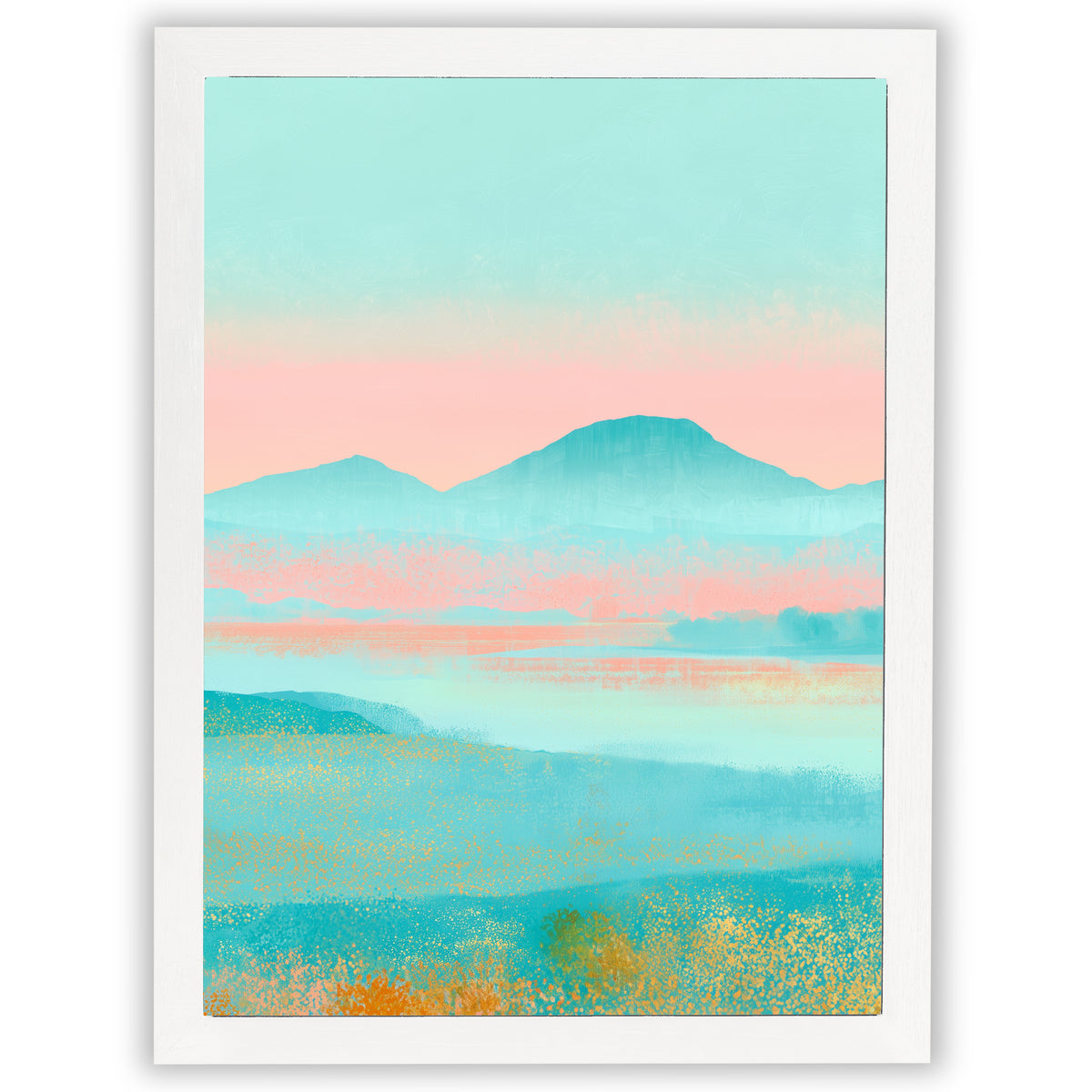 Blush Landscapes - Pink Horizon
