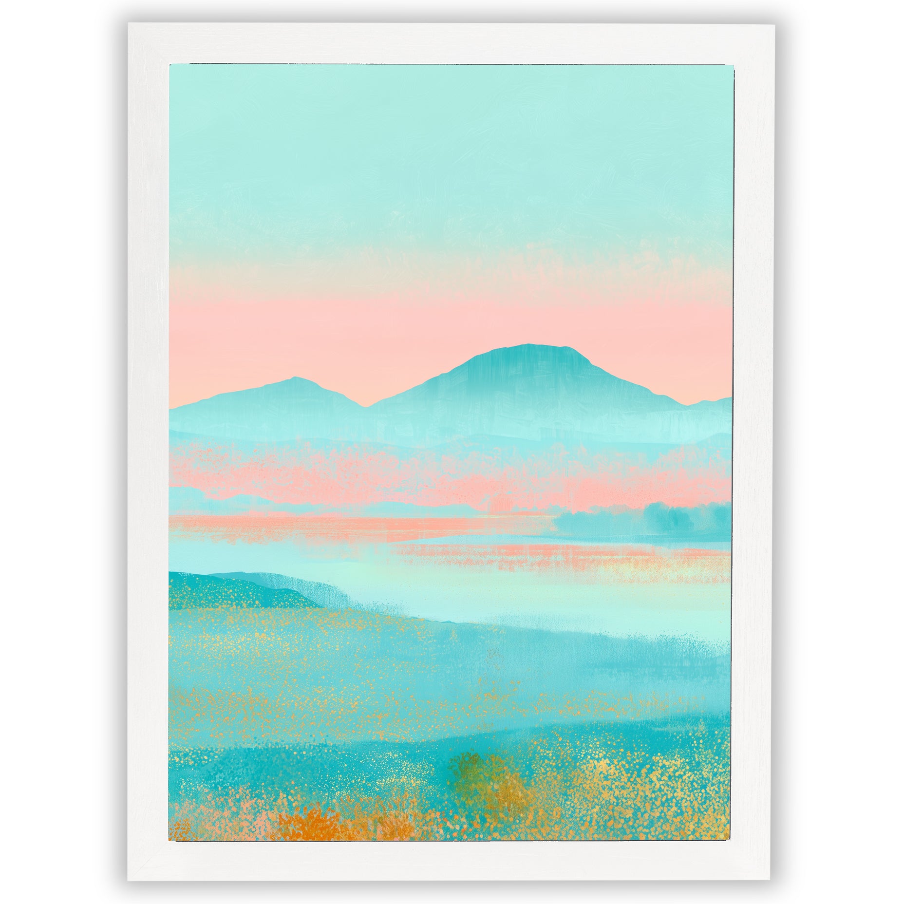 Blush Landscapes - Pink Horizon