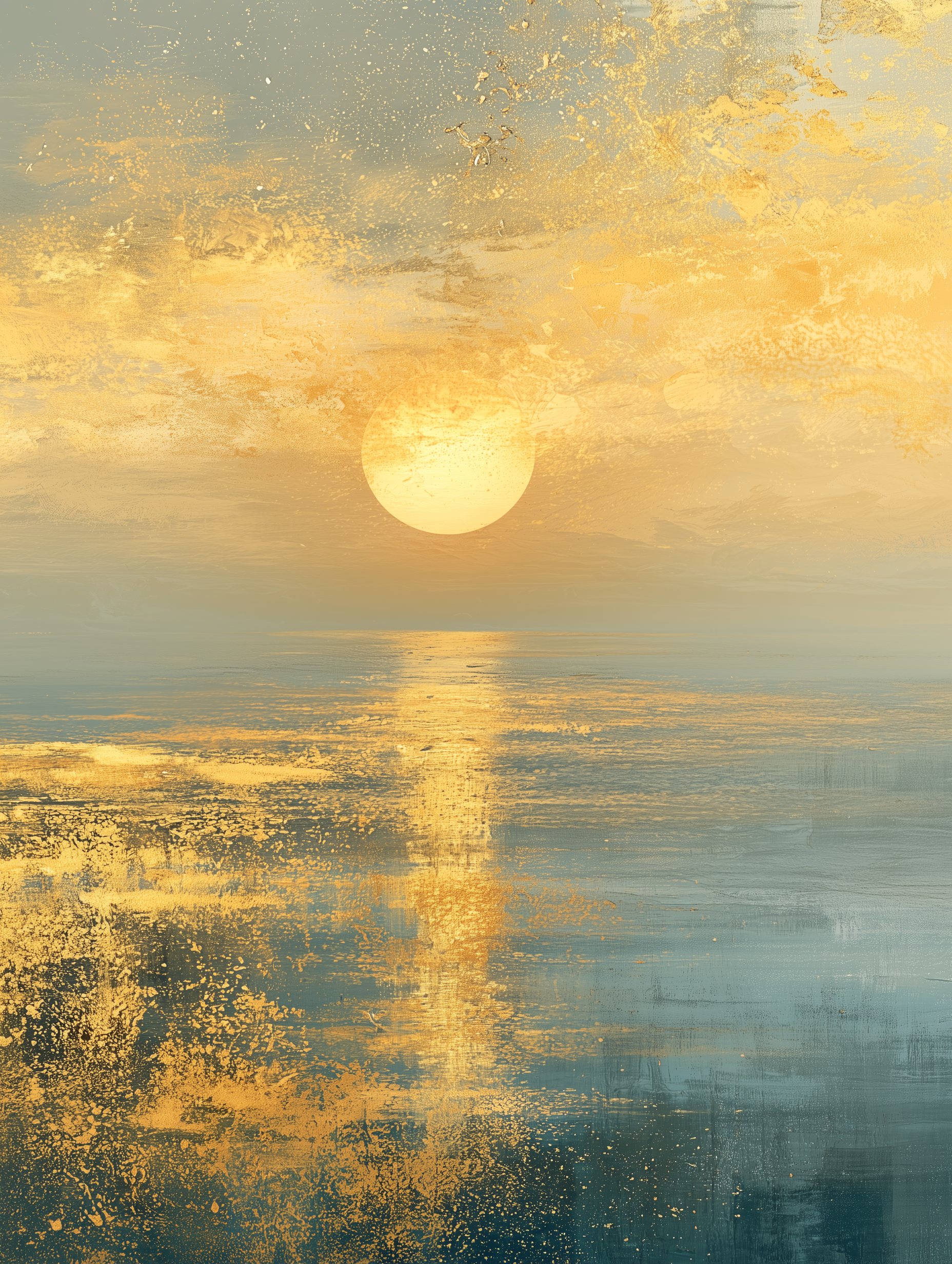 Gilded Landscapes - Golden Horizon