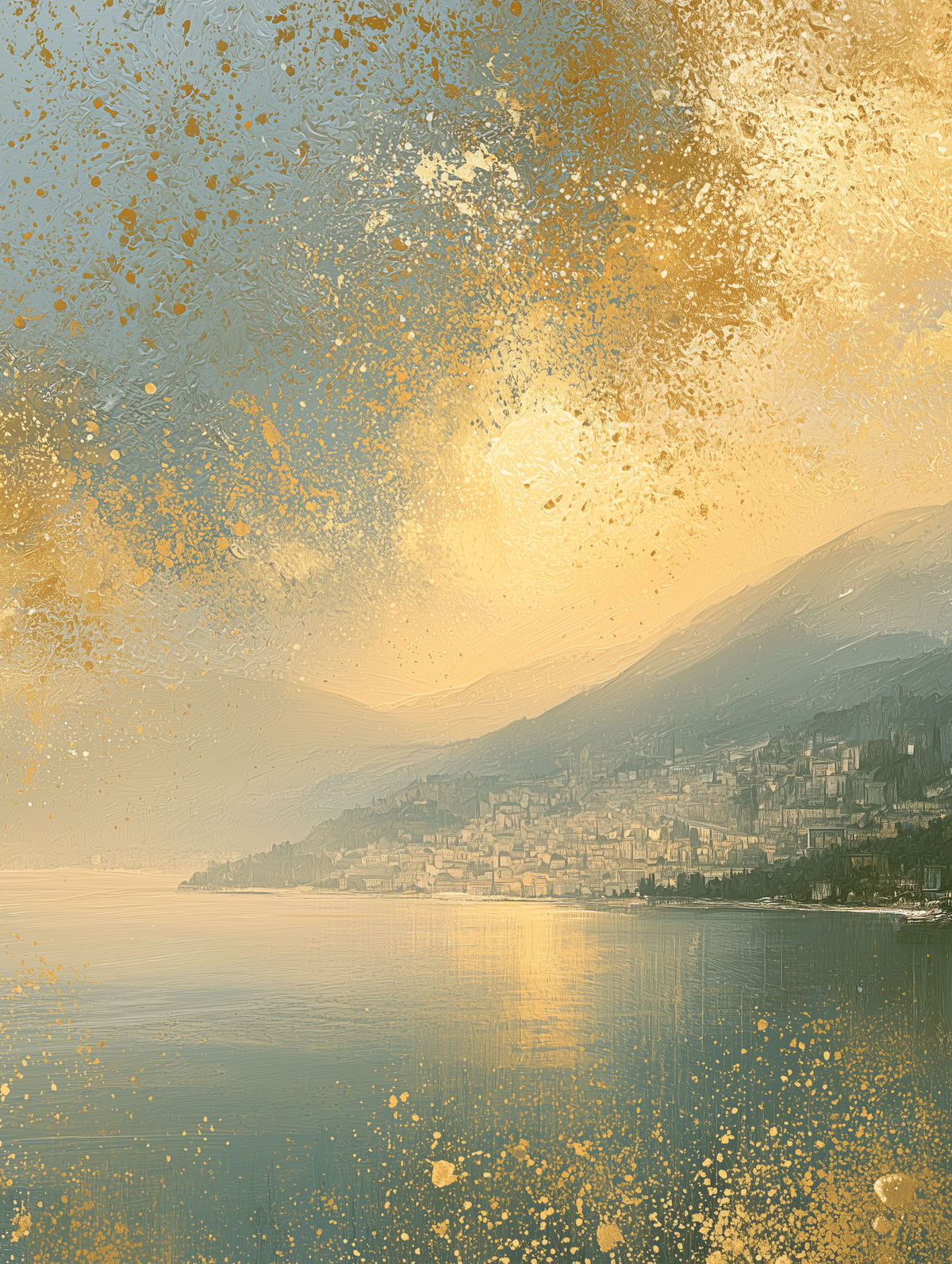 Gilded Landscapes - Coastal Gold
