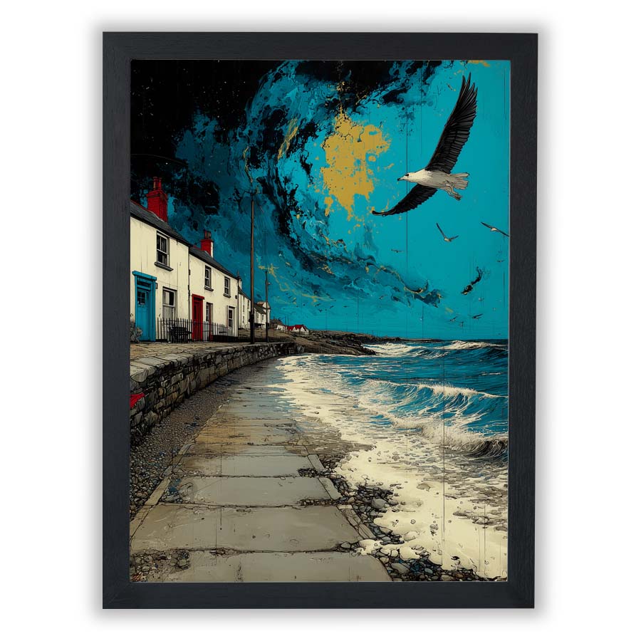 Tidal Horizons – Where the Sea Turns - Small - Unframed
