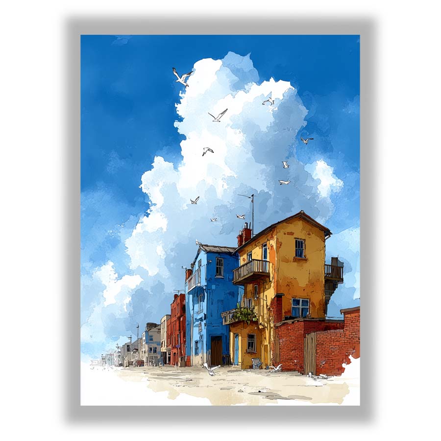 Small - White Frame