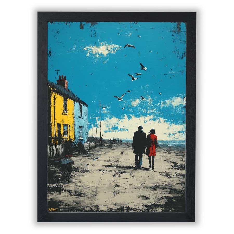 Salt & Sky – The Long Walk - Small - Unframed