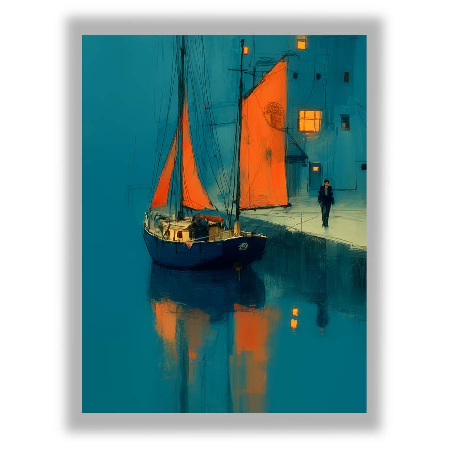 Small - White Frame