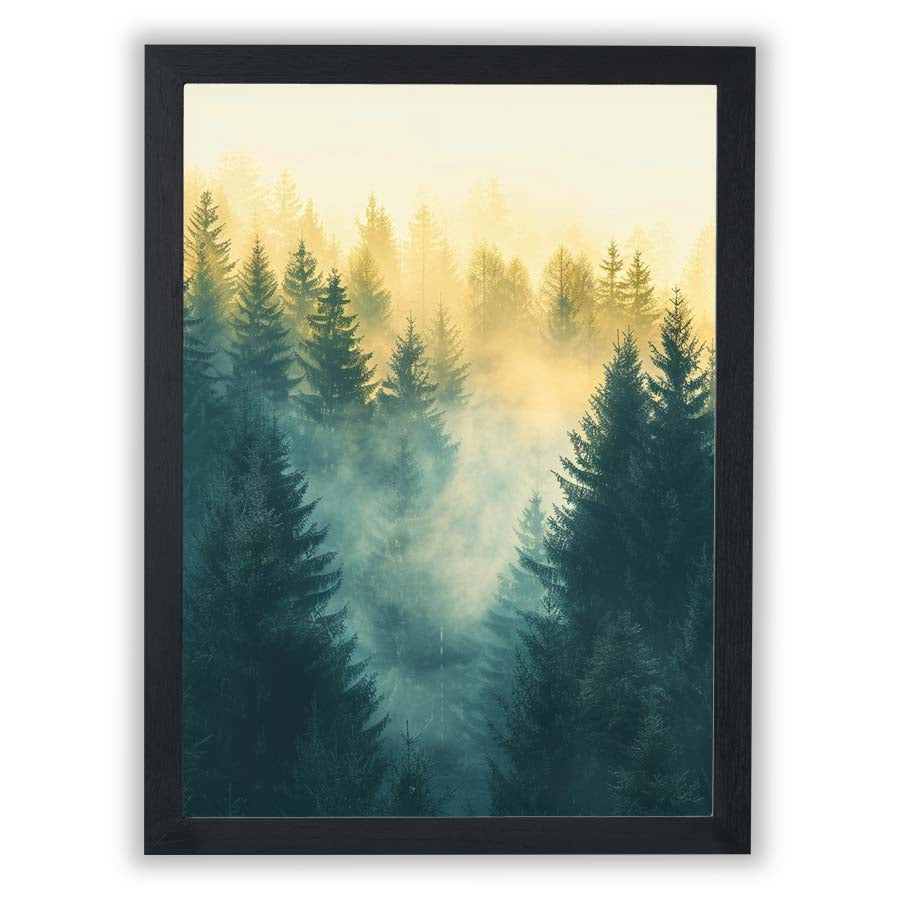 Forestscape -Morning Mist - Small - Unframed