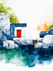 Painted Shores - Red Door