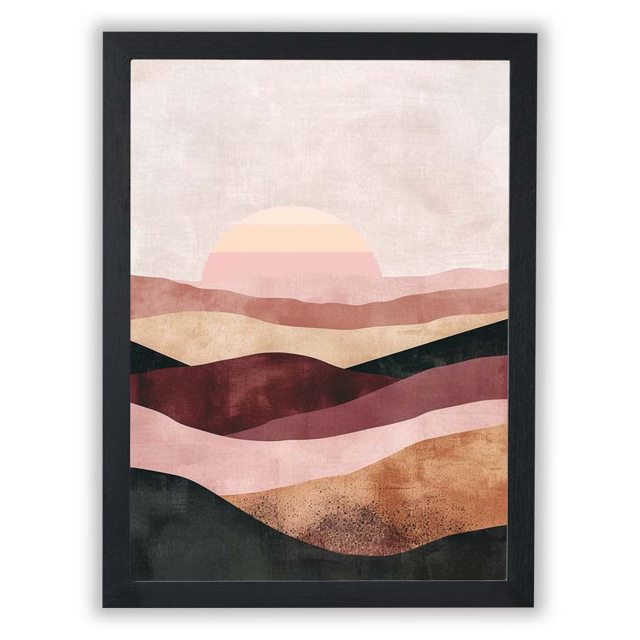 Sunscape – Crimson Horizon - Small - Unframed