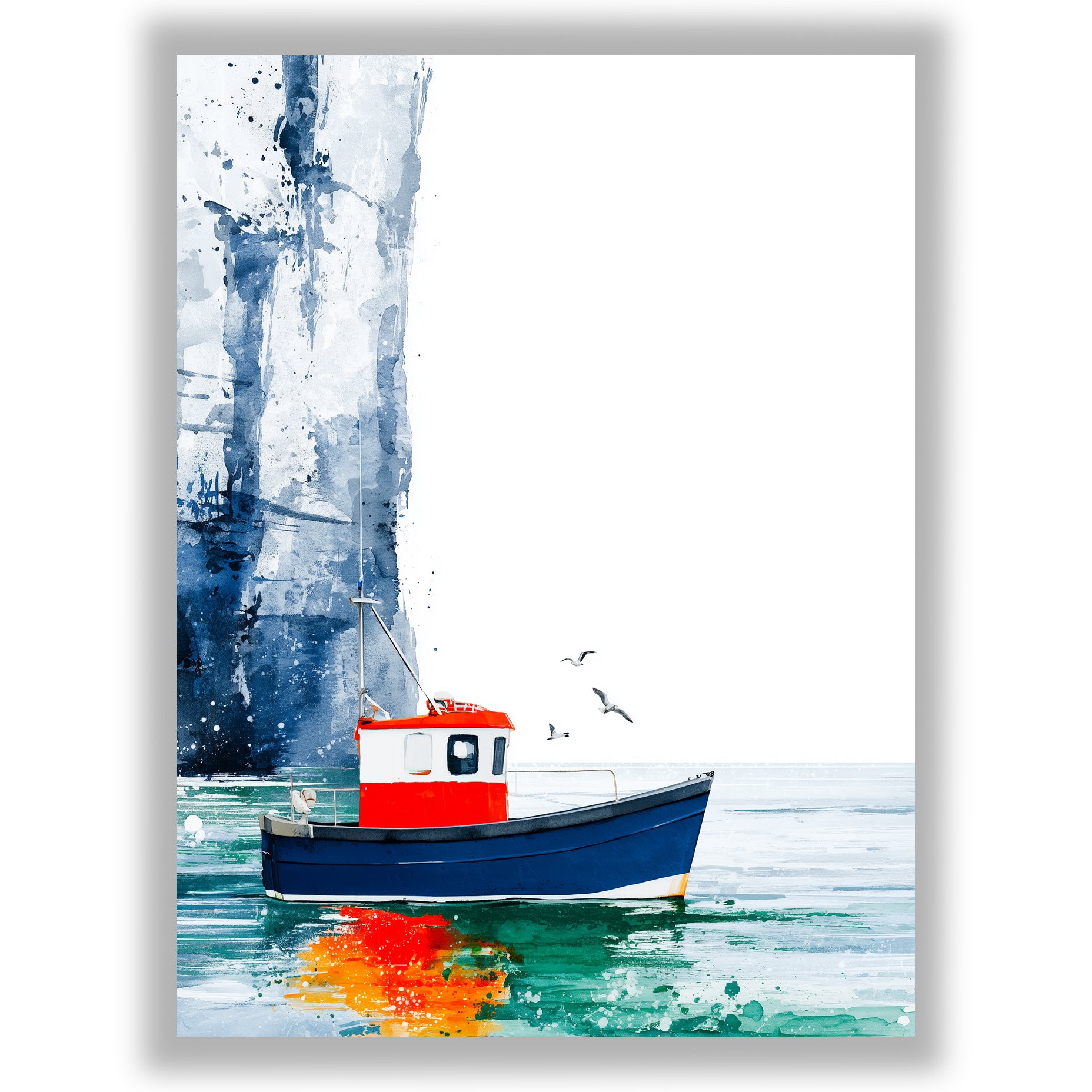 Painted Shores - Harbour Boat