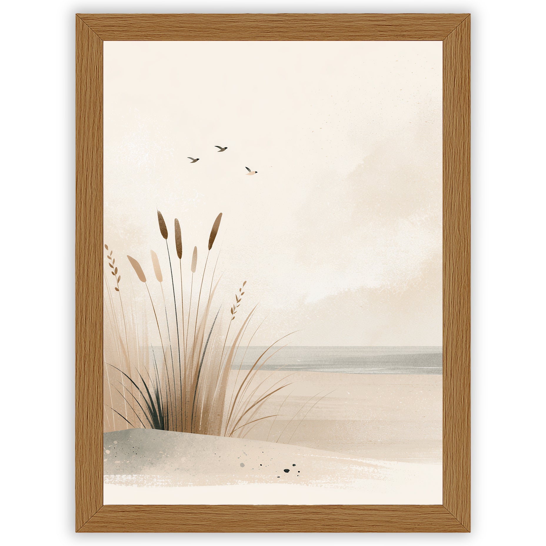 Coastal Calm - Shoreline Reeds