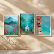 Wildflower Valley | Set of 3 Scenic Prints