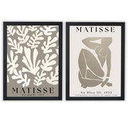 Matisse 1 | Set of 2 Neutral Art Prints