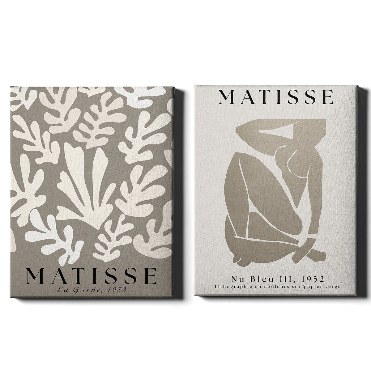 Matisse 1 | Set of 2 Neutral Art Prints