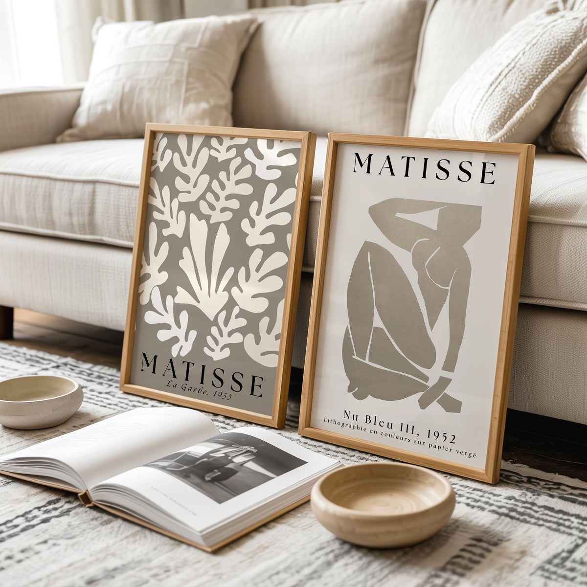 Matisse 1 | Set of 2 Neutral Art Prints