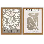 Matisse 1 | Set of 2 Neutral Art Prints