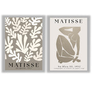Matisse 1 | Set of 2 Neutral Art Prints
