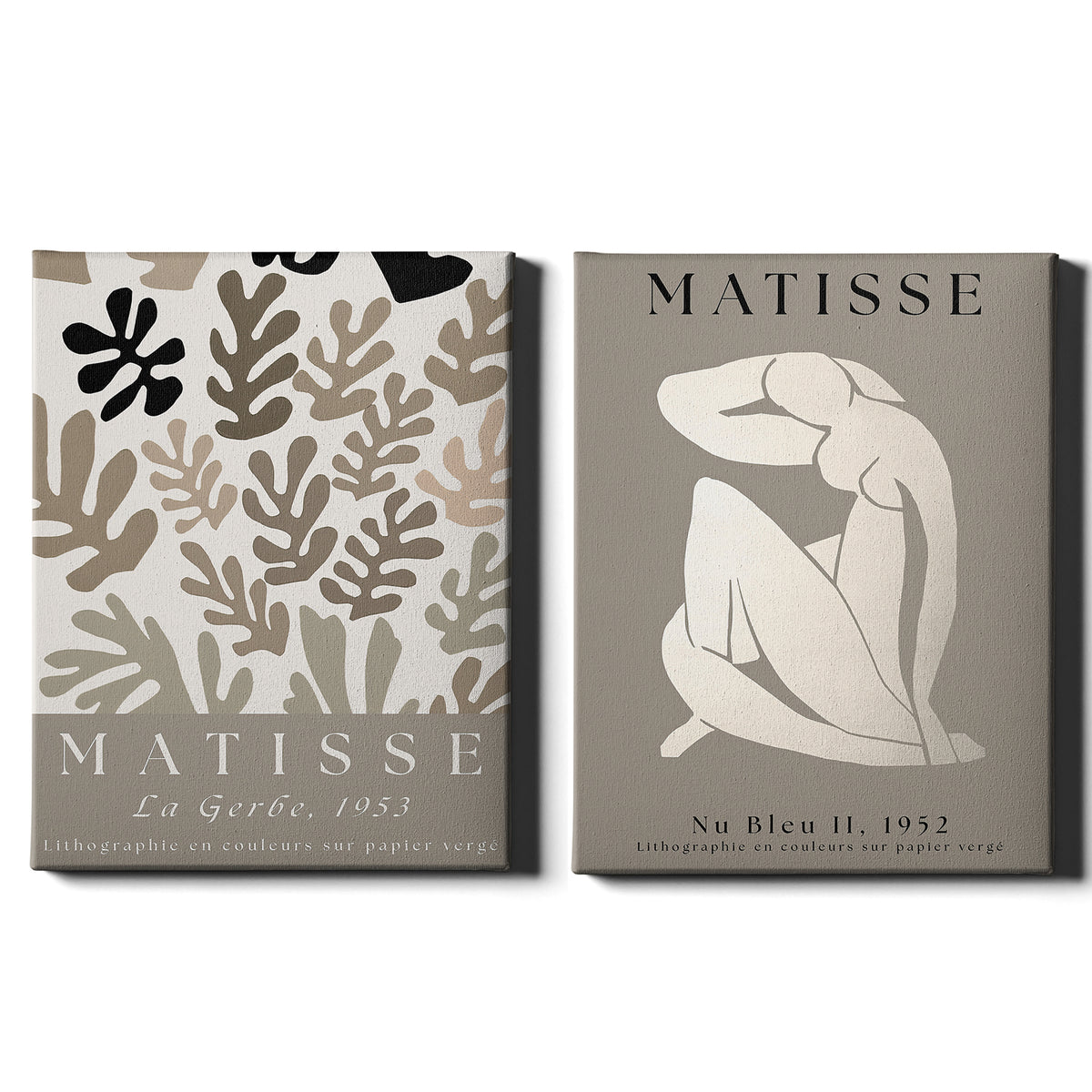 Matisse 2 | Set of 2 Neutral Art Prints
