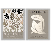 Matisse 2 | Set of 2 Neutral Art Prints
