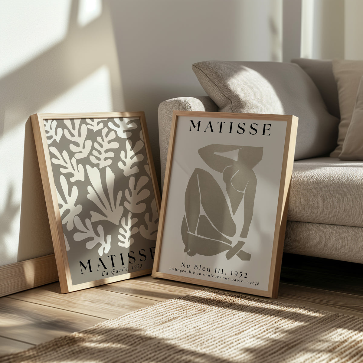 Matisse 1 | Set of 2 Neutral Art Prints
