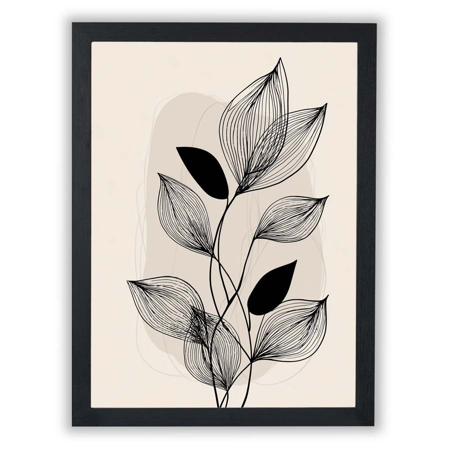 Modern Line – Botanical Rhythm - Small - Unframed