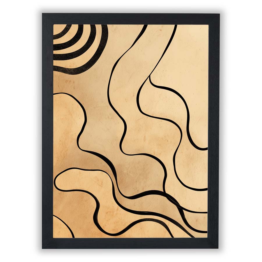 Modern Line – Organic Lines - Small - Unframed