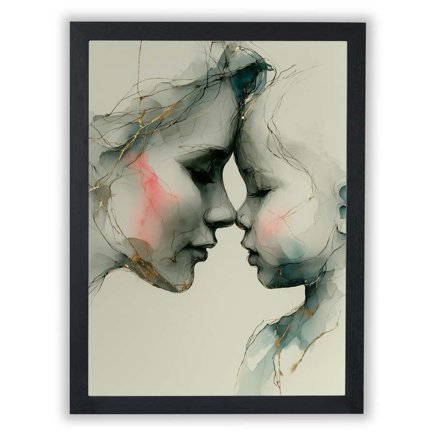 Tender Lines – Soft Embrace - Small - Unframed