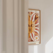 Retro Sun Wall Art Print | Flower Power - Solar Soul