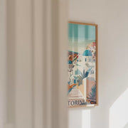 Retro Travel Posters – Santorini