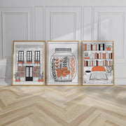 Ink & Orange | Set of 3 Illustration Prints