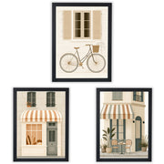 Quiet Streets | Set of 3 Parisian Wall Art Prints