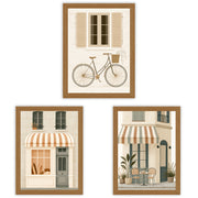 Quiet Streets | Set of 3 Parisian Wall Art Prints