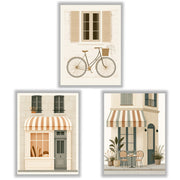 Quiet Streets | Set of 3 Parisian Wall Art Prints