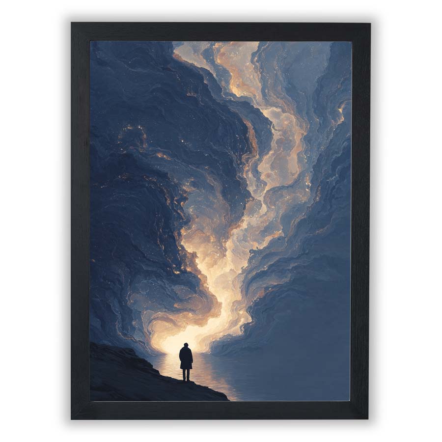 Celestial Silence – Luminous Passage - Small - Unframed