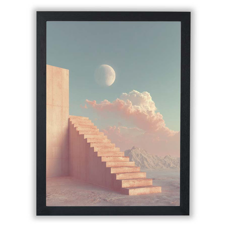 Pastel Dream – Stairway Unknown - Small - Unframed