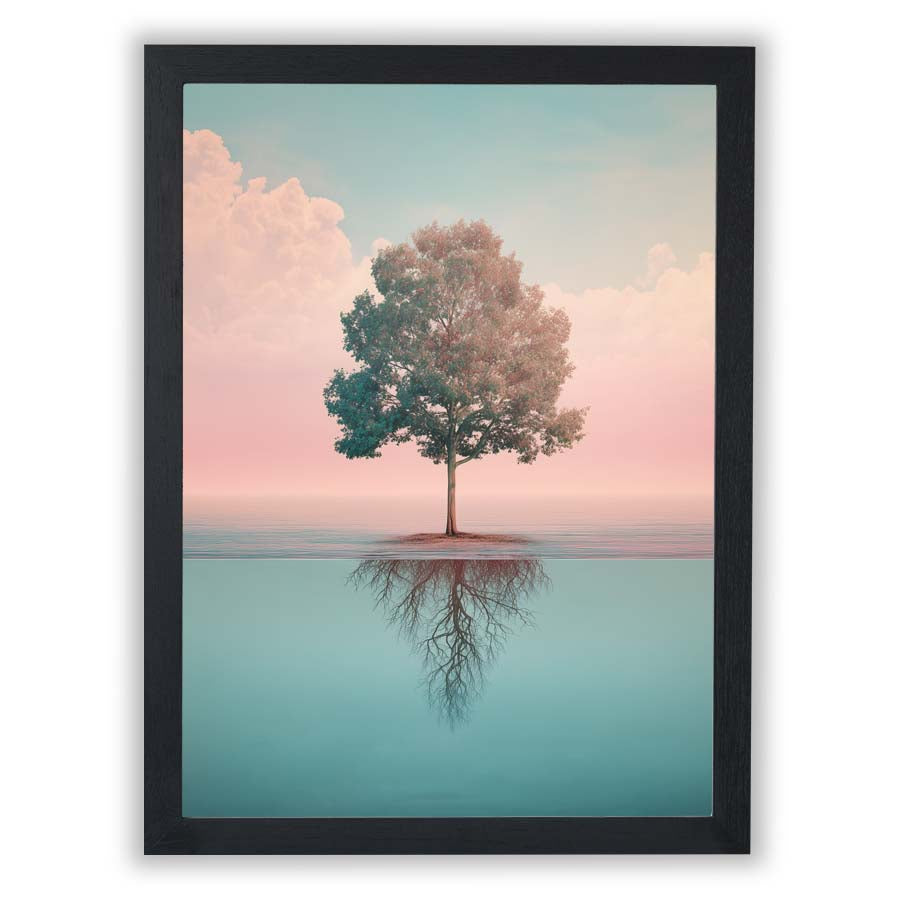 Pastel Dream – Reflections - Small - Unframed
