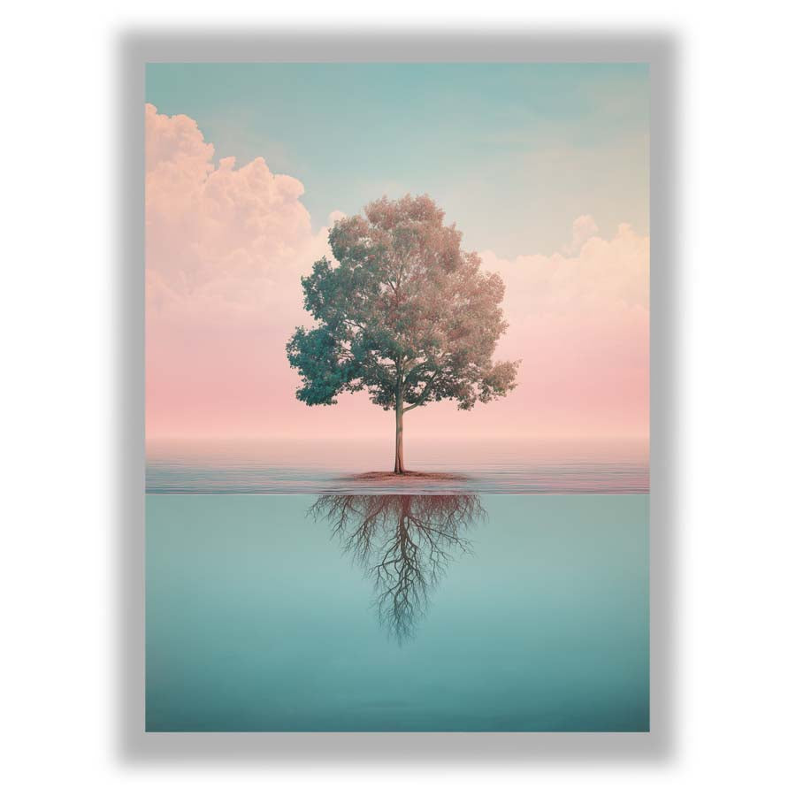Small - White Frame
