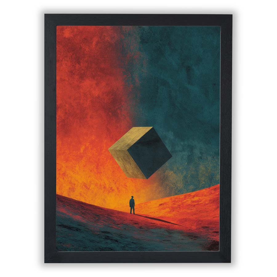 Impossible Forms – The Floating Cube - Small - Unframed