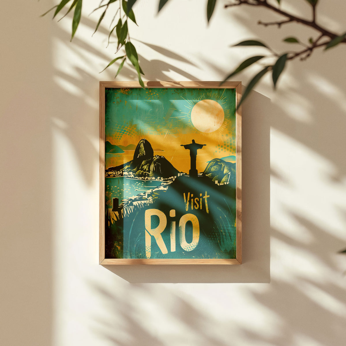 Retro Travel Posters – Rio de Janeiro