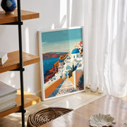 Retro Travel Posters – Santorini