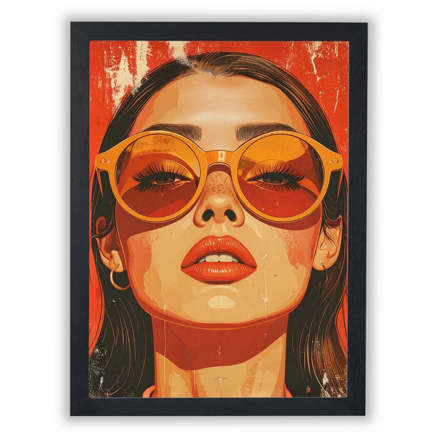 Retro Horizons – Desert Muse - Small - Unframed