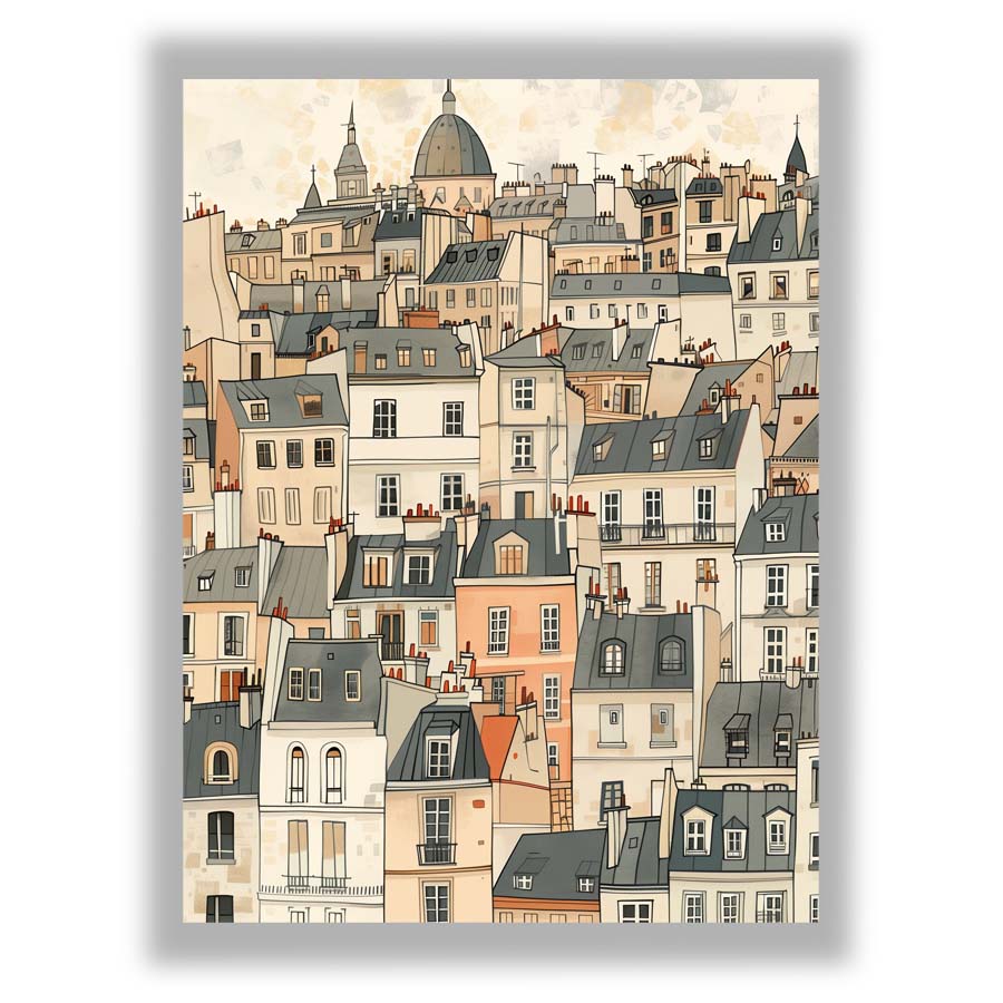 Small - White Frame