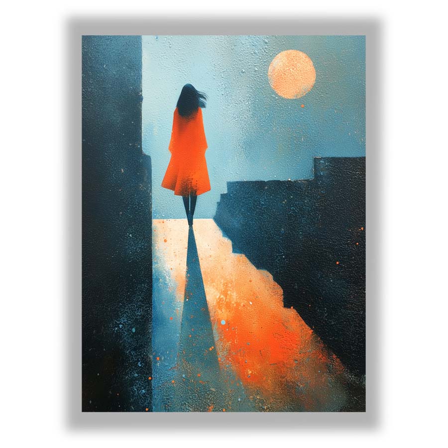 Small - White Frame
