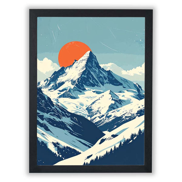 Vintage Travel Posters – Alps - Small - Unframed
